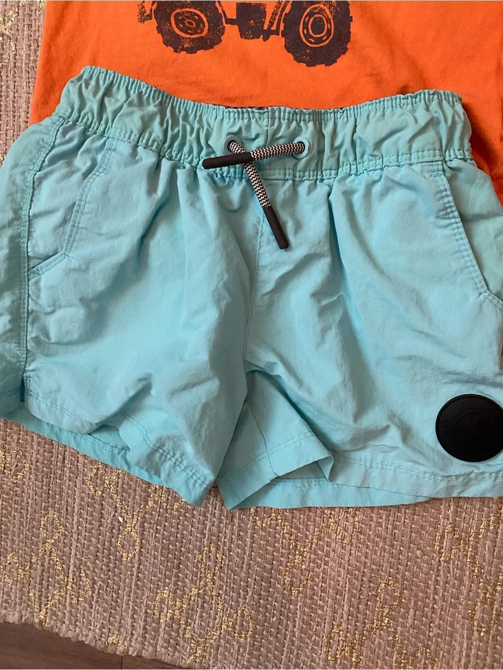 Boys 4T Name brand shirts, shorts, swimsuit bundle lot